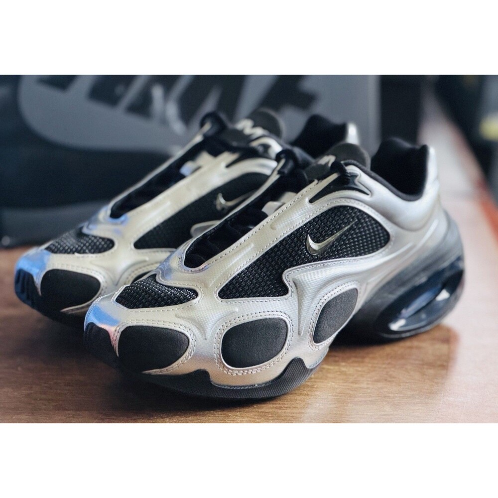 Women’s Size 9 Nike Air Max Muse Black Metallic Silver FV1920-001 NIB